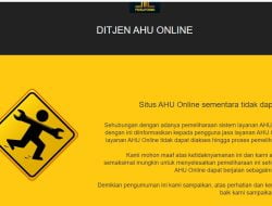 Cara Mengatasi AHU Error Tidak Bisa Diakses