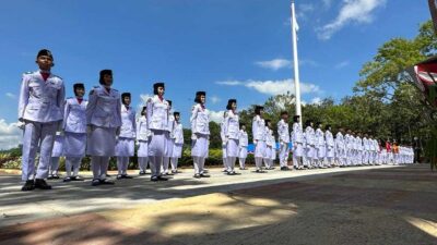 Ilustrasi Nama Peran dan Tugas Upacara Bendera