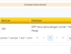 Solusi untuk Masalah DPP Harus Sama dengan Jumlah x Harga Satuan Potongan Harga”