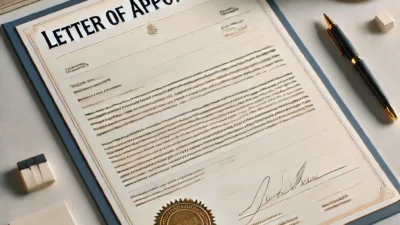 llustrasi Dokumen Letter of Appointment