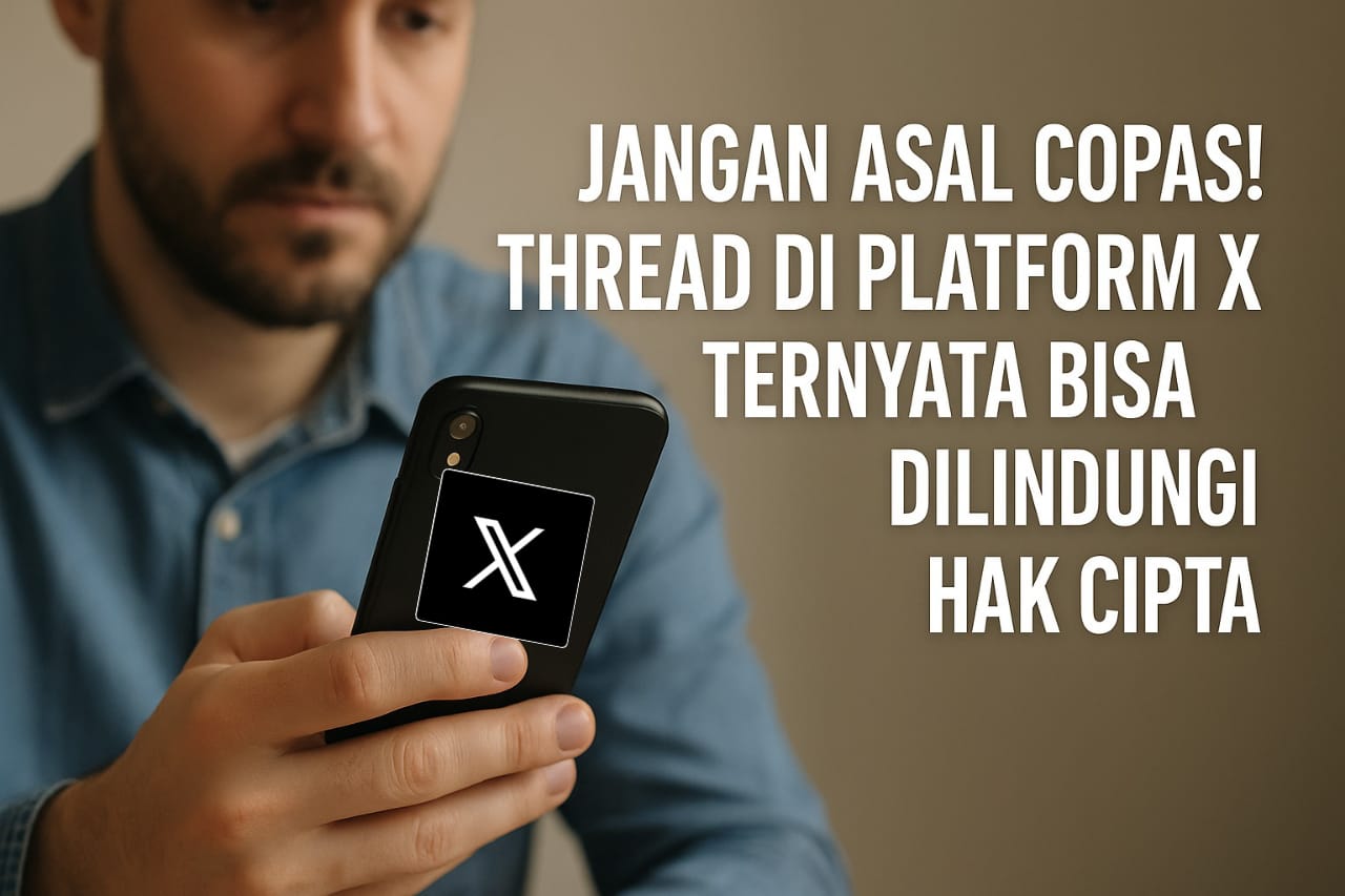 Ilustrasi Thread di Platform X