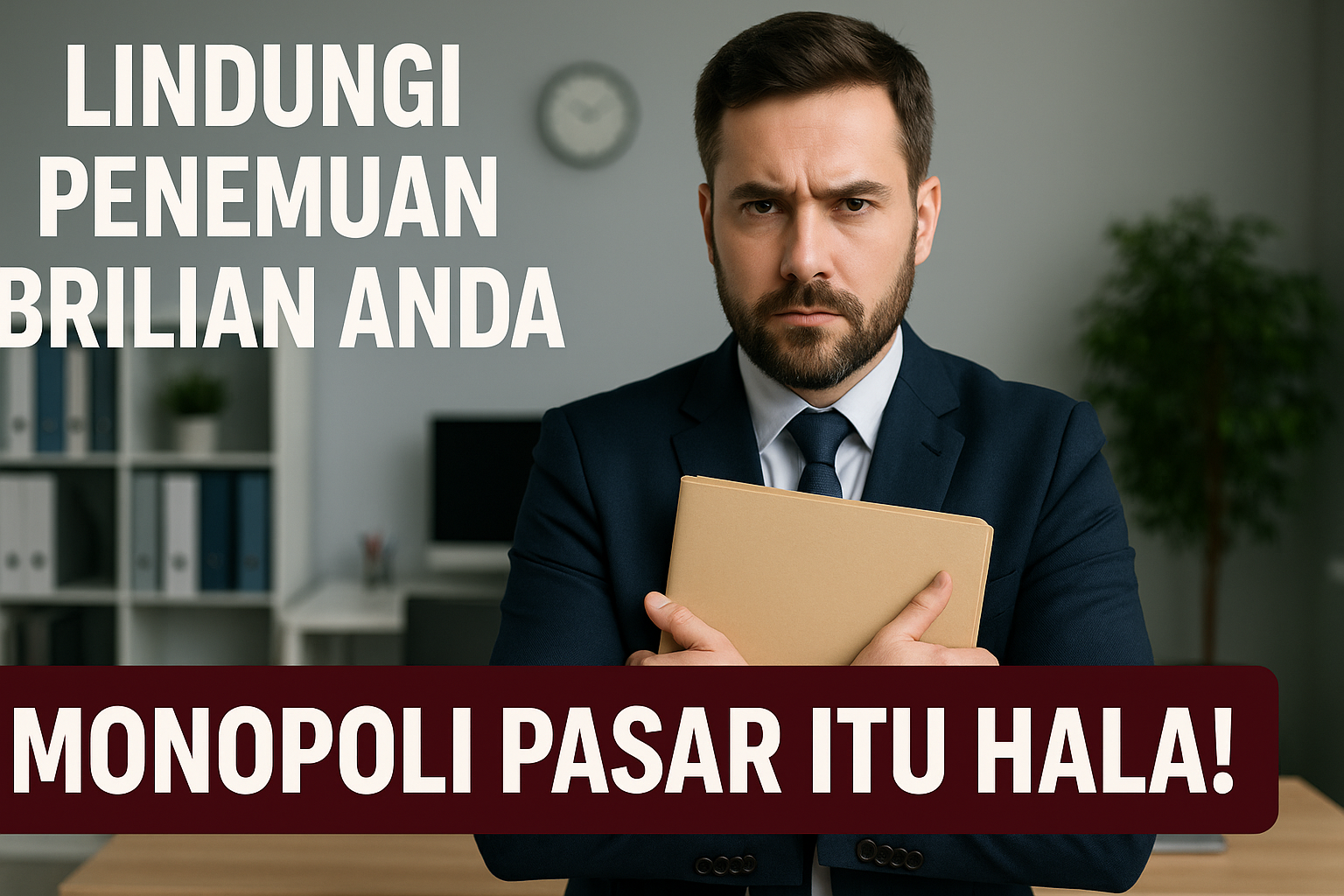 Lindungi Penemuan Brilian Anda, Monopoli Pasar Itu Halal!
