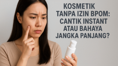 Ilustrasi Kosmetik tanpa izin BPOM