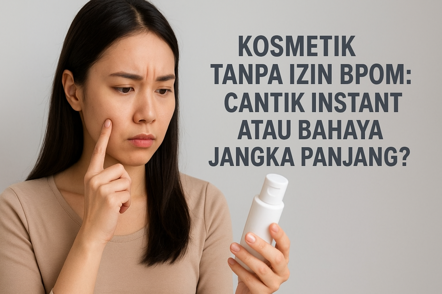 Ilustrasi Kosmetik tanpa izin BPOM