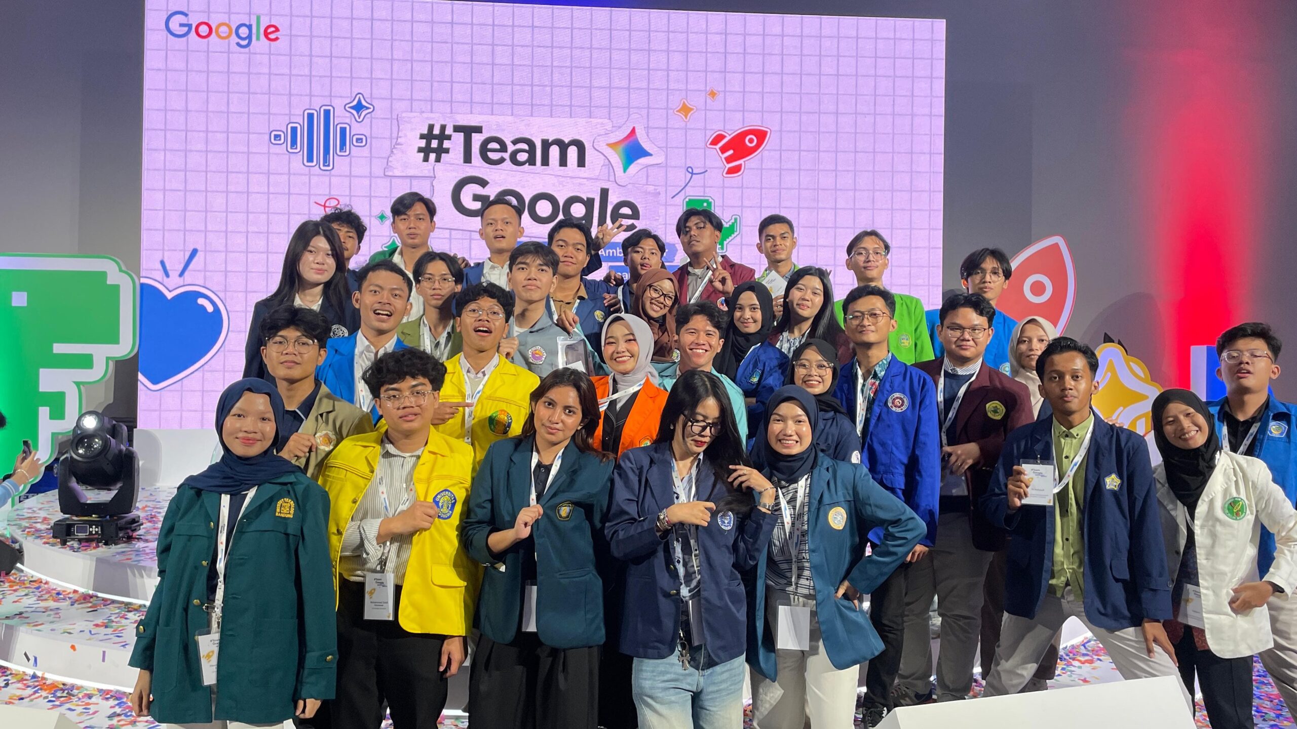 Abid Hanan Wicaksono Saat Mengikuti Kegiatan Google Indonesia (Dok. Pribadi)