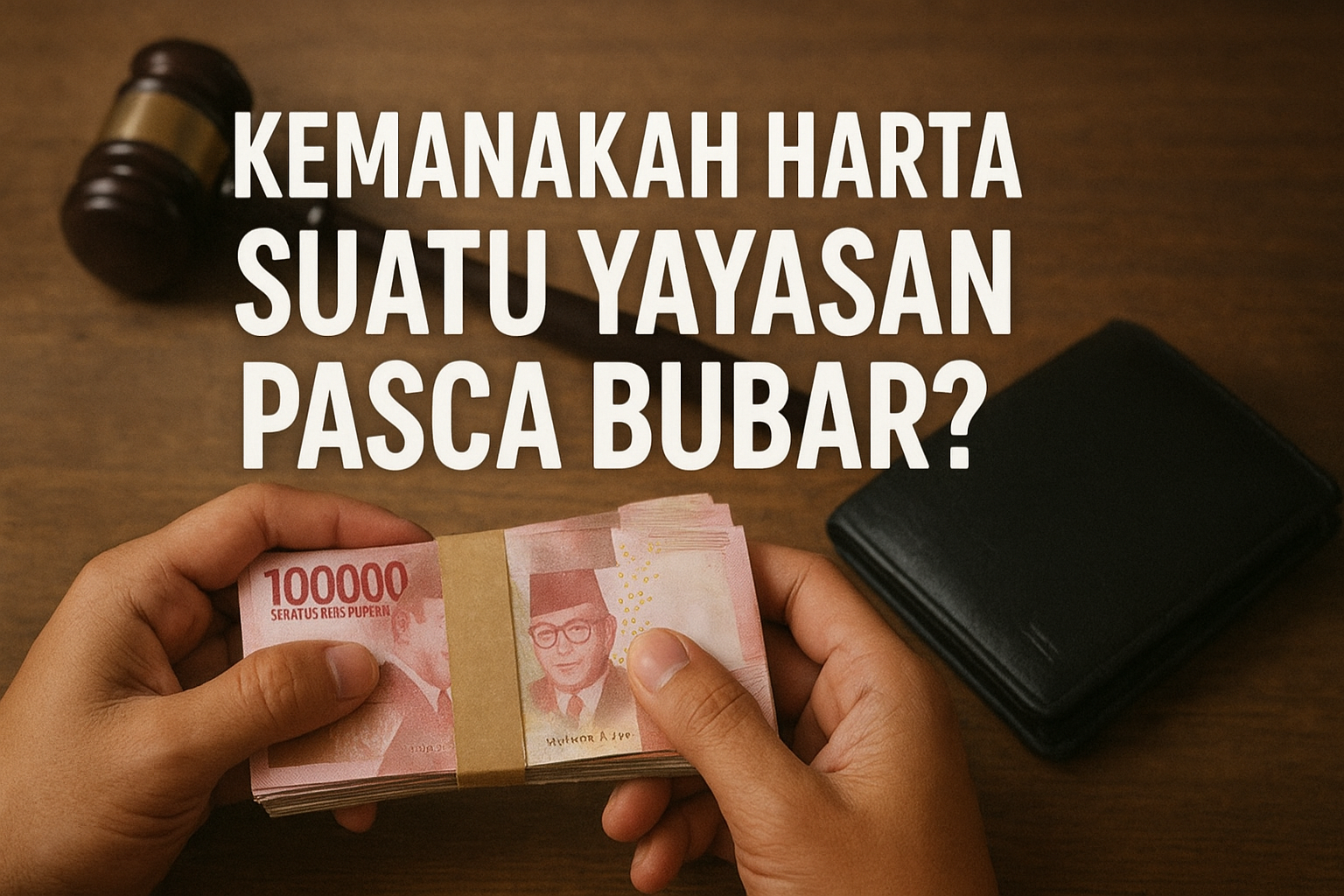 Ilustrasi Kemanakah Harta Suatu Yayasan Pasca Bubar?