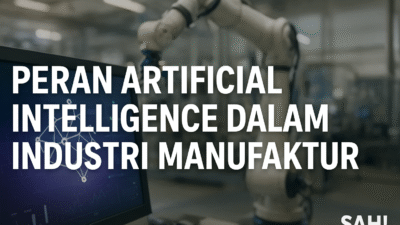 Ilustrasi Peran Artificial Intelligence dalam Industri Manufaktur