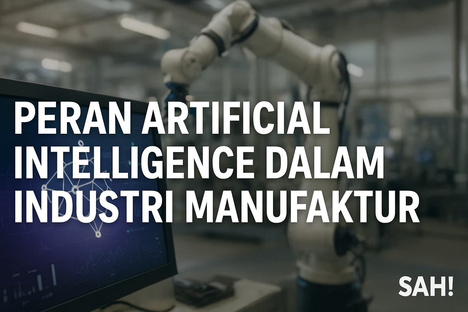 Ilustrasi Peran Artificial Intelligence dalam Industri Manufaktur