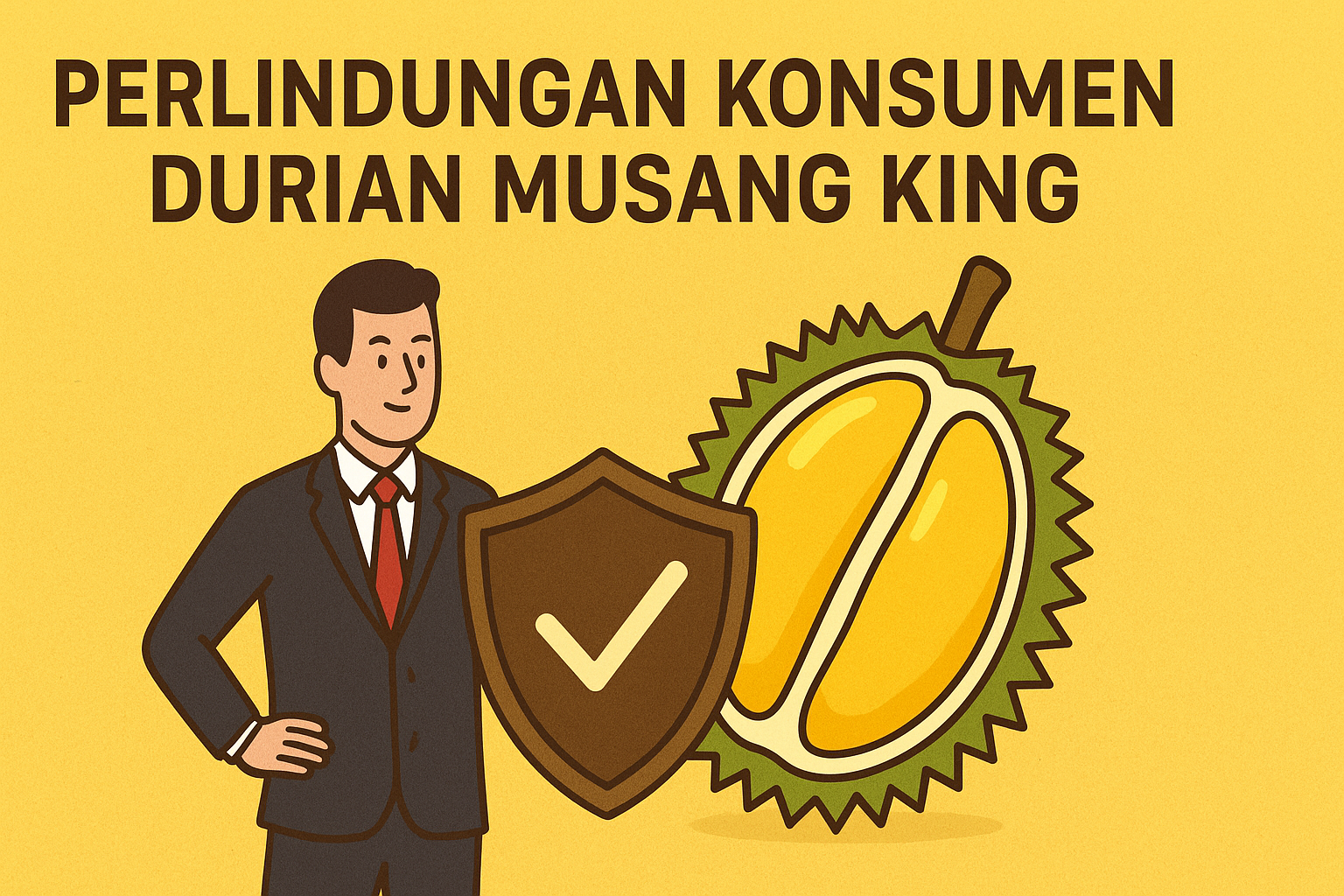 Ilustrasi Perlindungan Konsumen Durian Musang King