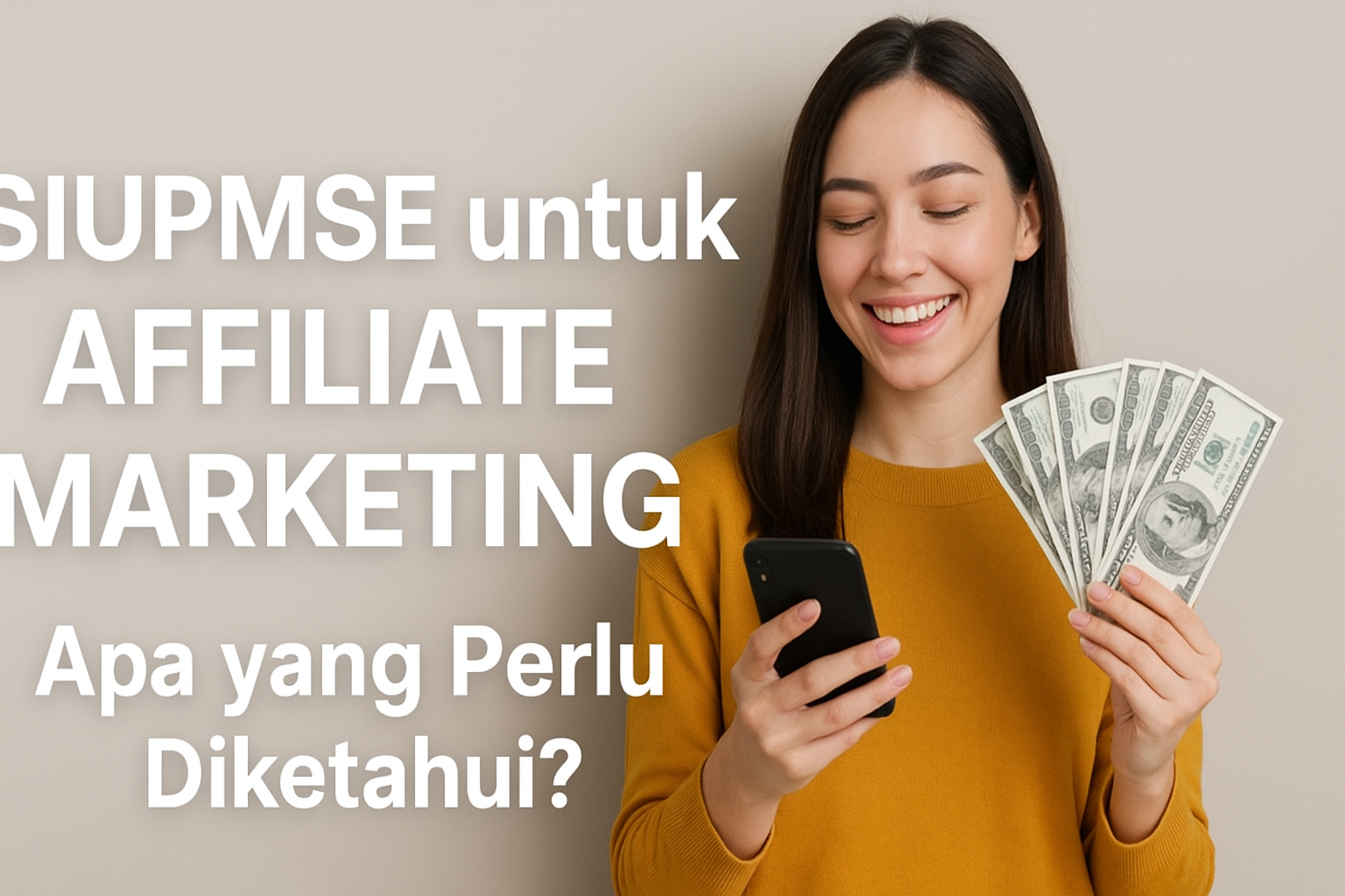 Ilustrasi SIUPMSE untuk affiliate marketing