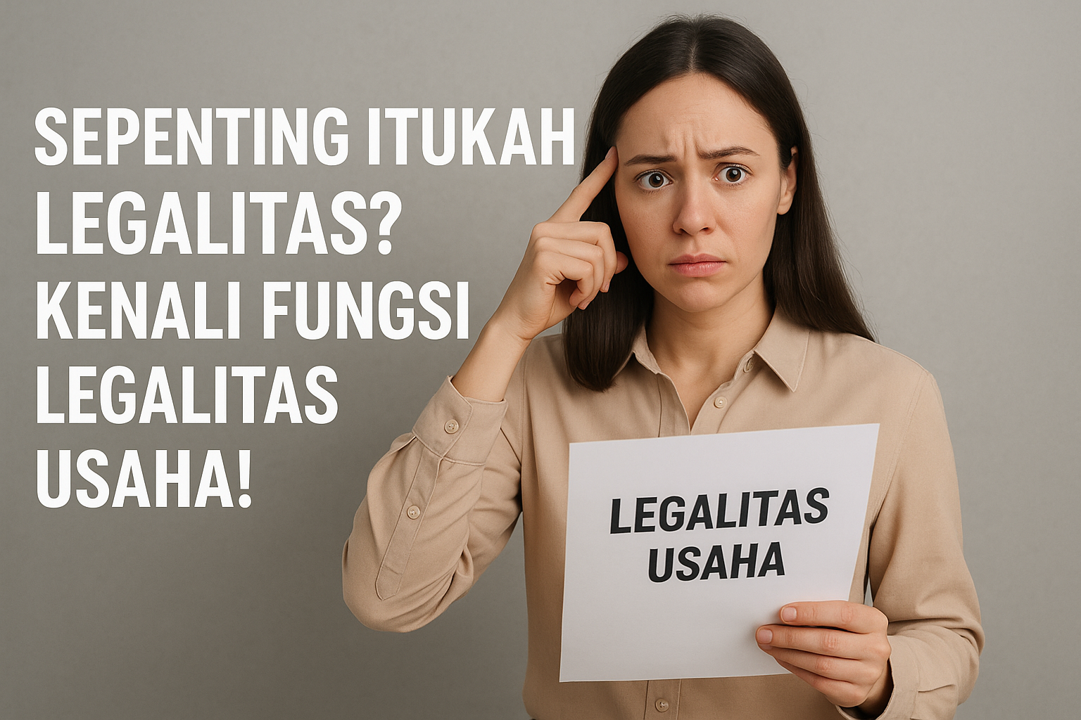 Ilustrasi legalitas usaha