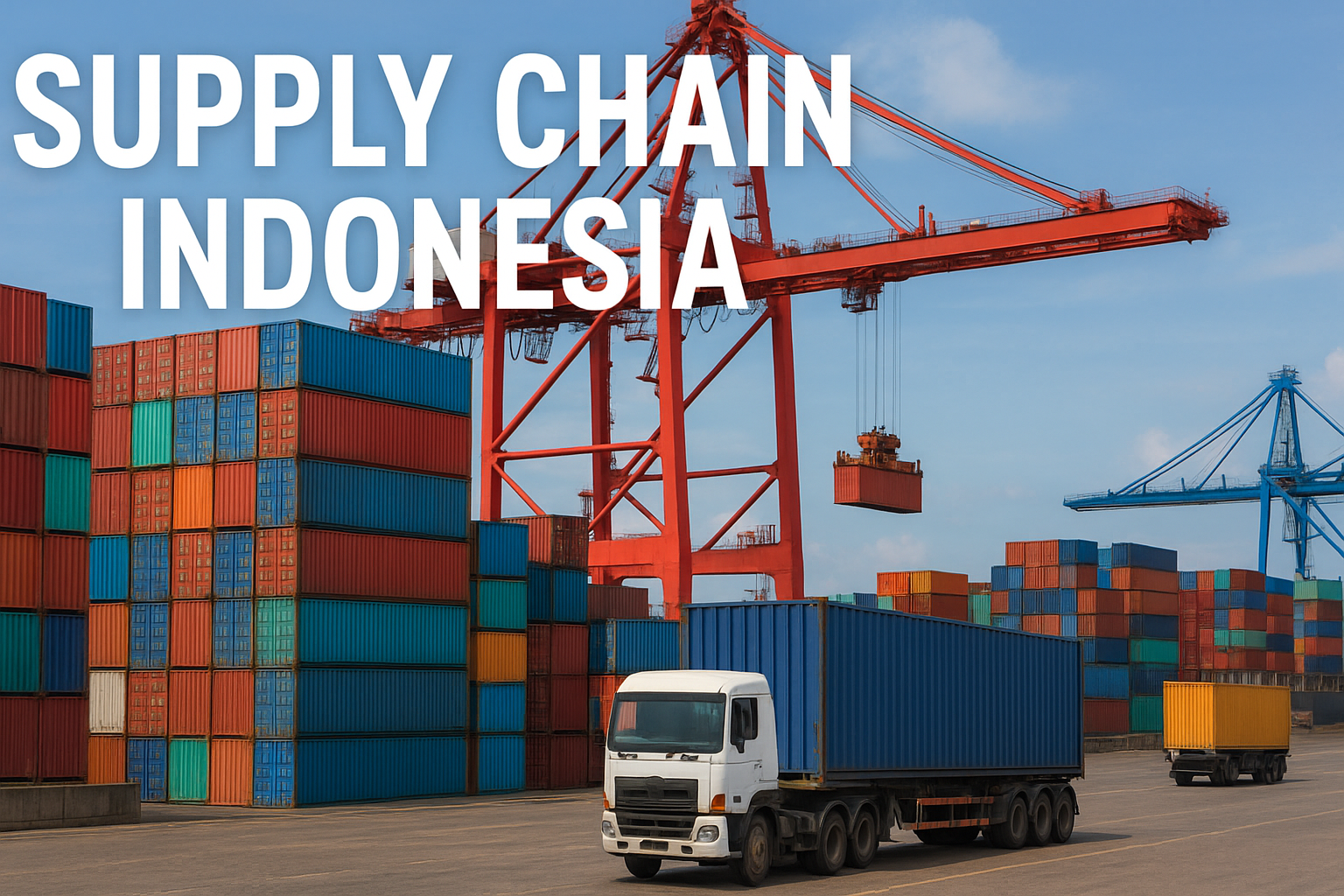 Ilustrasi Supply Chain Indonesia