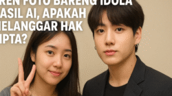 Tren Foto Bareng Idol Hasil AI, Apakah Melanggar Hak Cipta?