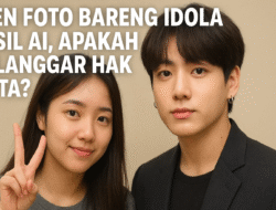 Tren Foto Bareng Idol Hasil AI, Apakah Melanggar Hak Cipta?