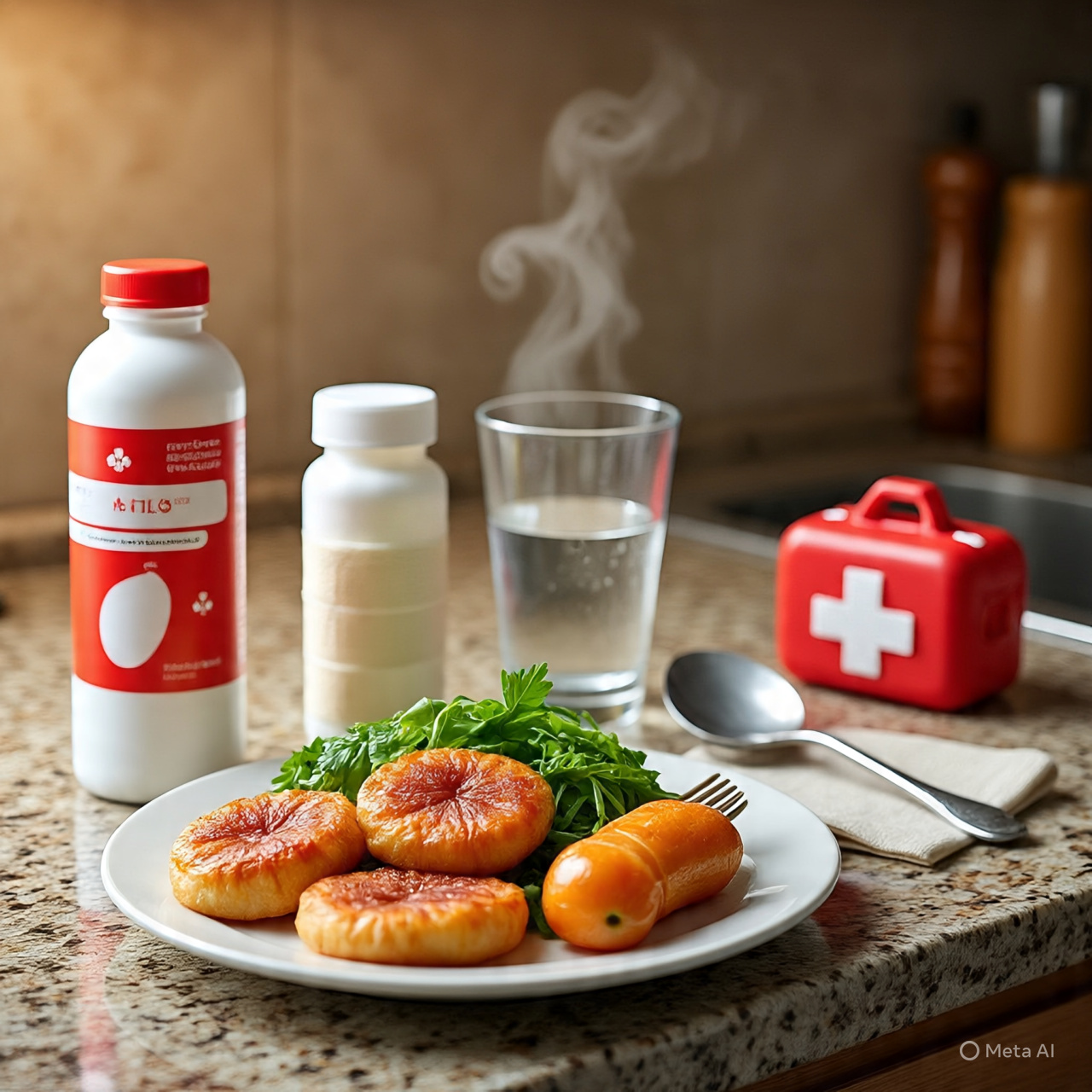 ilustrasi obat makanan