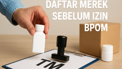 Ilustrasi daftar merek sebelum izin BPOM