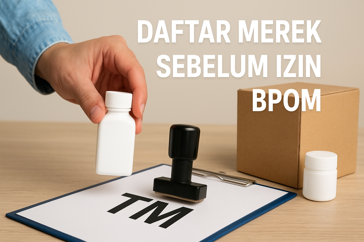 Ilustrasi daftar merek sebelum izin BPOM