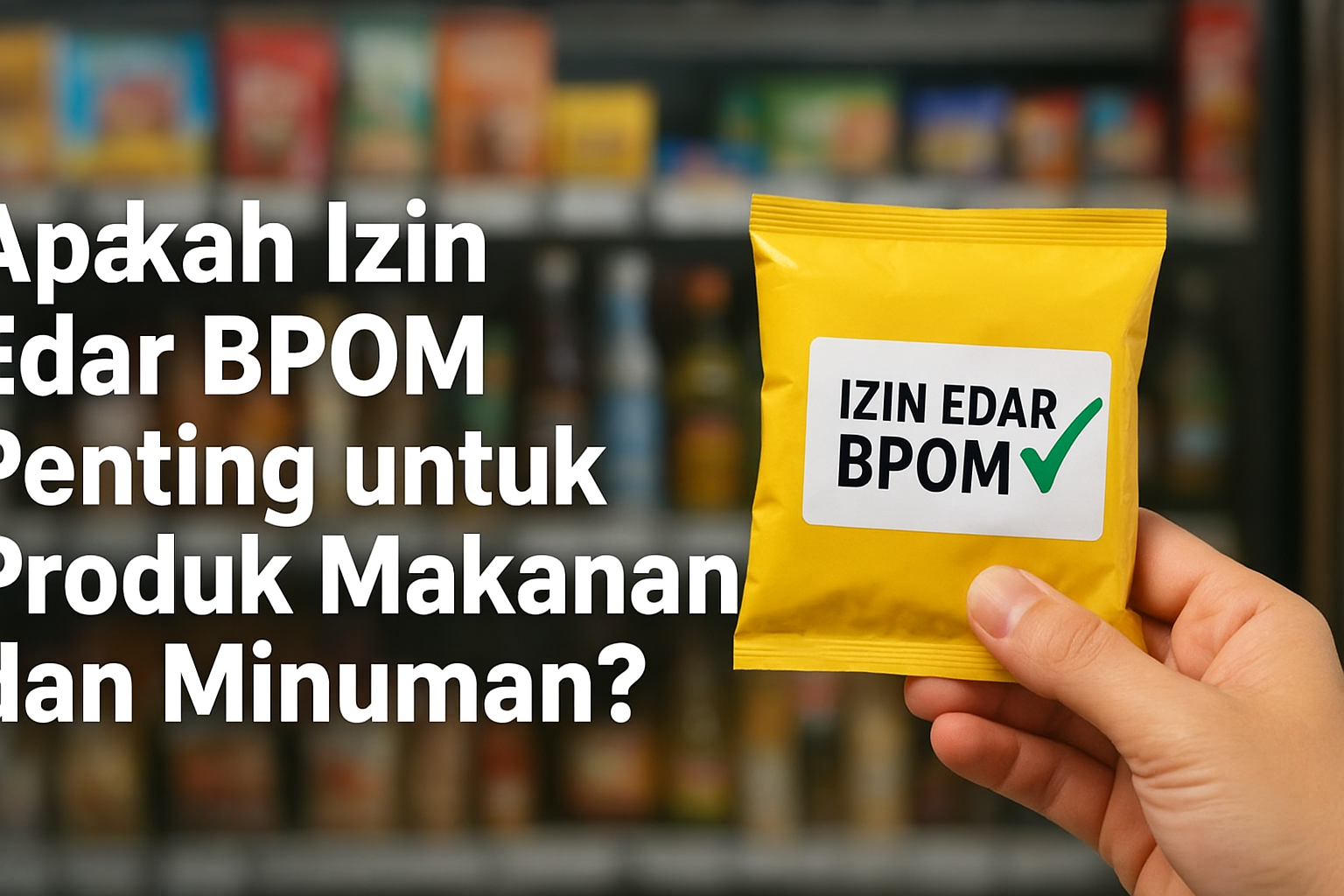 Ilustrasi legalitas usaha makanan dan minuman